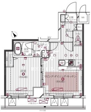 スプレスター浅草寿町 602 間取り図