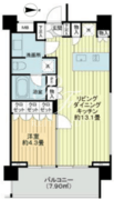 イクサージュ目黒 423 間取り図