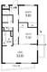 サンセゾンＩ 213 間取り図