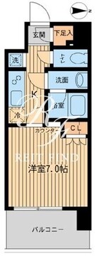 エルシア五反田 303 間取り図