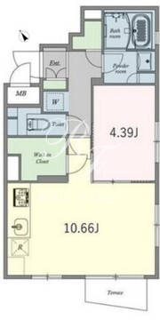 アスティーレ用賀2 402 間取り図