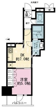 プレミスト蔵前 602 間取り図