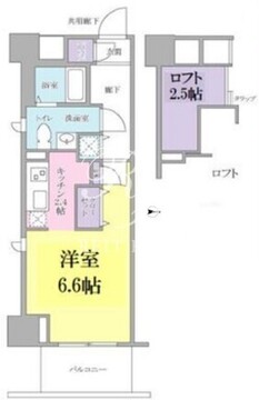 キーヌ・ブラン 316 間取り図