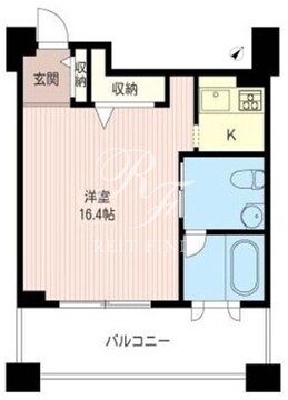 レジデンスシャルマン月島 1021 間取り図