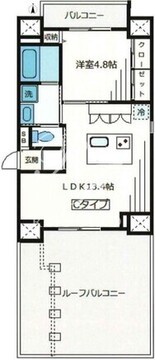 クラスノア戸越 901 間取り図