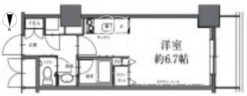 HF駒沢公園レジデンスタワー 602 間取り図