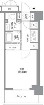 オアーゼ芝浦レジデンス 903 間取り図