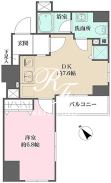 スパッジオ蔵前 403 間取り図