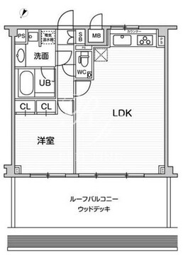 六本木デュープレックスエムズ 601 間取り図