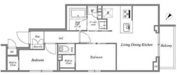 ACPレジデンス中延 201 間取り図