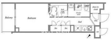 ACPレジデンス中延 206 間取り図