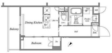 ACPレジデンス中延 208 間取り図