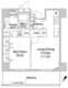 コンフォリア田町 1006 間取り図