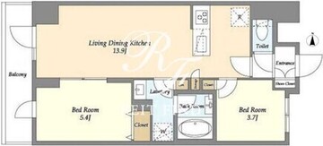 ドゥーエ南砂町2 605 間取り図