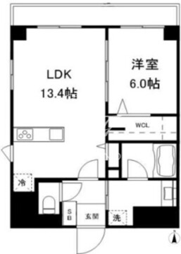 ベリエージュ門前仲町 202 間取り図