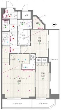 ドゥーエ参宮橋 406 間取り図