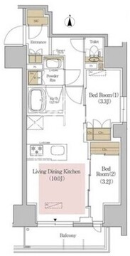 アーバネックス錦糸町ノース 1102 間取り図