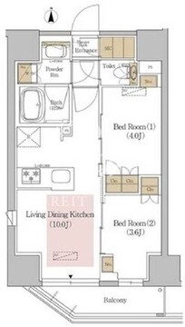 アーバネックス錦糸町ノース 303 間取り図