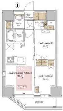 アーバネックス錦糸町ノース 403 間取り図