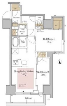 アーバネックス錦糸町ノース 702 間取り図