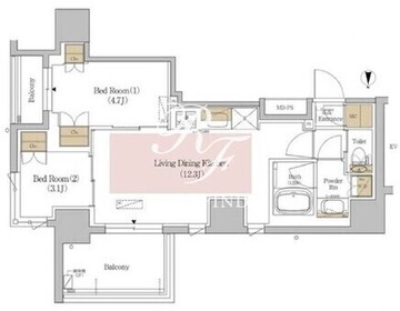 アーバネックス錦糸町ノース 201 間取り図