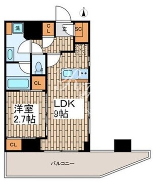 グランパセオ大森 1101 間取り図