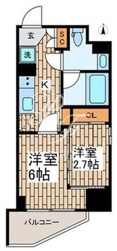 グランパセオ大森 201 間取り図