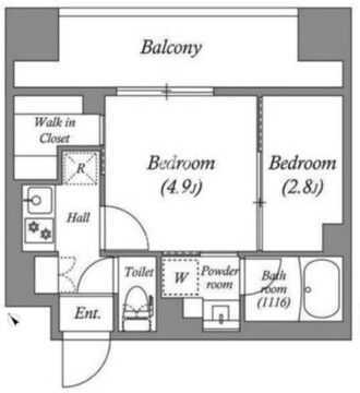 ACPレジデンス西巣鴨 208 間取り図