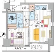 LUNIQ日本橋 901 間取り図