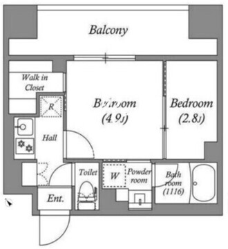 ACPレジデンス西巣鴨 408 間取り図