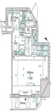 ガリシア大塚サウス 1403 間取り図