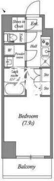 ACPレジデンス西巣鴨 602 間取り図