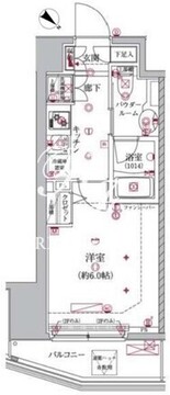 クレイシア大井町 306 間取り図