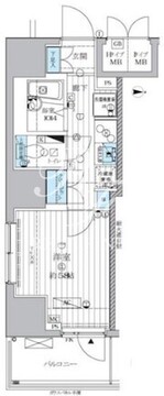 ランドステージ両国 510 間取り図