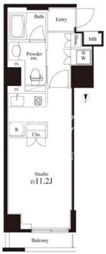 フィールA渋谷 514 間取り図