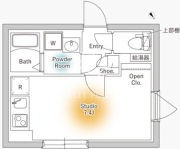 ルリアン西新宿 402 間取り図