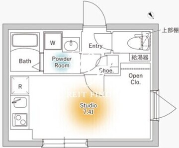 ルリアン西新宿 202 間取り図