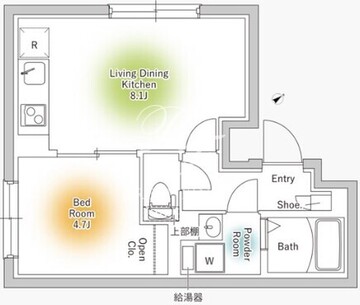 ルリアン西新宿 101 間取り図