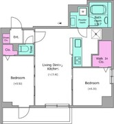 ドゥーエ日暮里3 405 間取り図 ?>