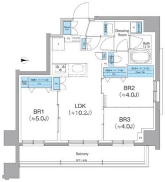 クレヴィアリグゼ西馬込 509 間取り図