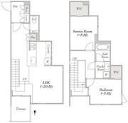 ルミークアン目黒 101 間取り図 ?>