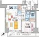 LUNIQ日本橋 1002 間取り図