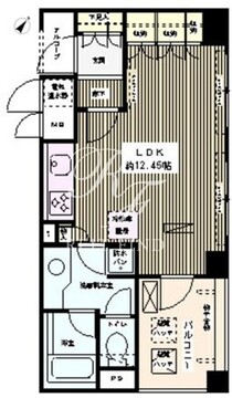 エル・セレーノ西早稲田 214 間取り図