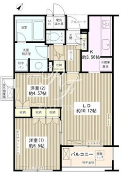 エル・セレーノ西早稲田 301 間取り図