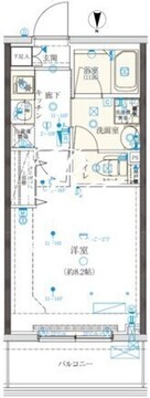 クレイシア門前仲町 702 間取り図