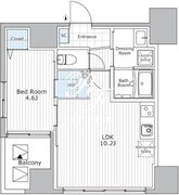 ウィステリアエス上野 1007 間取り図