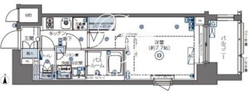 ズーム四谷左門町 501 間取り図