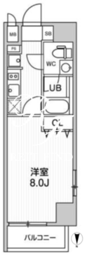 レオーネ南千住2 301 間取り図