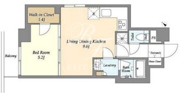 アイフラット代々木上原 802 間取り図