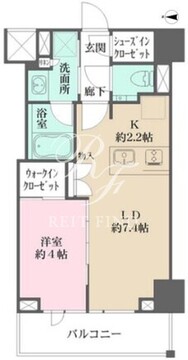 ザ・パークワンズ深川門前仲町 603 間取り図